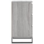 vidaXL Buffet sonoma gris 40x35x70 cm bois d'ingénierie