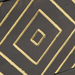 vidaXL Meuble TV Noir et doré 120 x 30 x 40 cm Bois massif de manguier