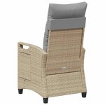 vidaXL Chaises de jardin inclinables 56 x 60 x 112 cm acier