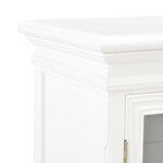 vidaXL Buffet blanc 70x28x70 cm bois de pin massif