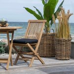 4 Chaises de jardin TOLEDO avec coussin