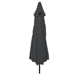 Parasol de jardin vidaXL ø395x245 cm Anthracite