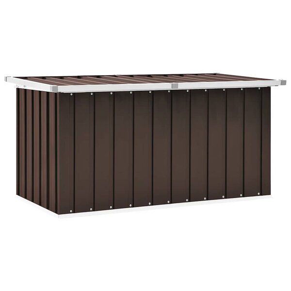 vidaXL Coffre de rangement de jardin Marron 129x67x65 cm