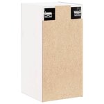 vidaXL Armoire murale Blanc 30x30x60 cm Bois de pin massif