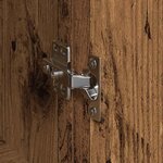 vidaXL Haut Armoire Marron 60 x 36 x 110 cm Bois d'ingénierie