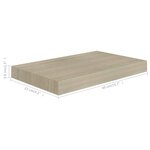 vidaXL Étagère murale flottante chêne 40x23x3 8 cm MDF