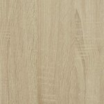 vidaXL Meuble TV chêne sonoma 180x40x46 cm bois d'ingénierie