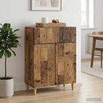 vidaXL Buffet Bois ancien 66 x 34 5 x 90 cm Bois d'ingénierie