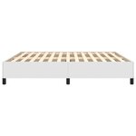 vidaXL Cadre de lit sans matelas blanc 180x200 cm similicuir