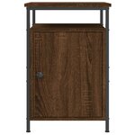 vidaXL Tables de chevet 2Pièces Chêne marron 40x42x60cm Bois d'ingénierie