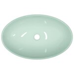 vidaXL Lavabo Verre trempé 54 5x35x15 5 cm Blanc