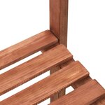 vidaXL Support pour plantes Bois de cèdre 45 x 40 x 145 cm