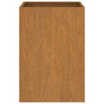 vidaXL Jardinière 42x38x75 cm acier corten