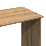 vidaXL Bureau chêne artisanal 80x40x75 cm bois d'ingénierie
