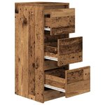 vidaXL Buffet vieux bois 29 5x34x76 cm bois d'ingénierie