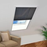 Vidaxl moustiquaire plissée pour fenêtre 80 x 160 cm