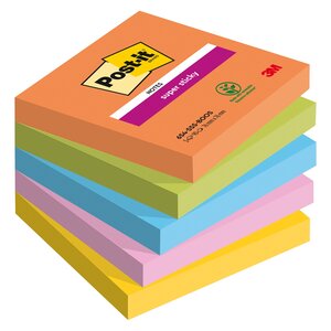 Post-It Notes jaunes lignées grand format 102 x 152mm - 100 feuilles - Lot  de 6 : : Fournitures de bureau