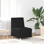 vidaXL Fauteuil Noir 55 x 74 x 82 cm Faux cuir