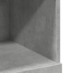 vidaXL Buffet haut gris béton 80x42 5x124 cm bois d'ingénierie