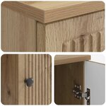 vidaXL Bureau Chêne artisanal Bois d'ingénierie 142 5 x 50 x 75 cm