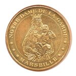Mini médaille monnaie de paris 2008 - notre dame de la garde