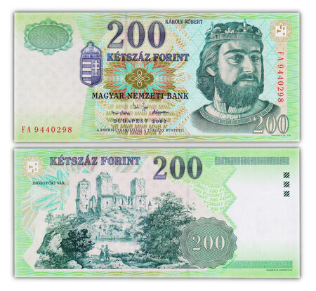 Billet de Collection 200 Forint 2002 Hongrie - Neuf - P187b