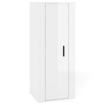 vidaXL Ensemble de meubles TV 3 Pièces Blanc brillant Bois d'ingénierie