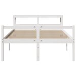 vidaXL Lit pour personne âgée et tête de lit 160x200cm bois pin massif