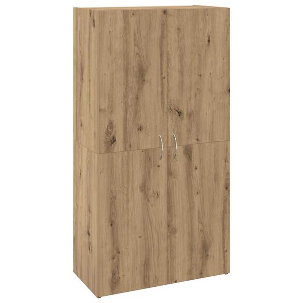 vidaXL Cabinet de Bureau avec étagère chêne artisanal 60 x 32 x 115 cm