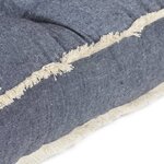 Vidaxl coussin de canapé palette bleu 120x40x7 cm