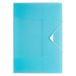 Chemises à élastiques 3 rabats plastique format a4 - esselte colour’breeze - assorties - lot de 20