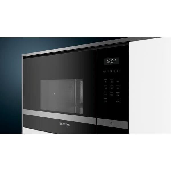 Siemens bf555lms0 micro-ondes combiné encastrable - 25l - 900w - puissance de raccordement : 1450w