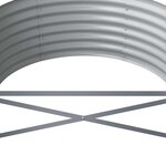 vidaXL Lit surélevé de jardin Acier enduit de poudre Anthracite