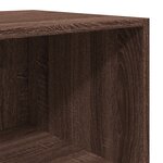 vidaXL Buffet haut chêne marron 40x41x185 cm bois d'ingénierie
