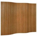 vidaXL Cloison de séparation marron largeur 250 cm hauteur 165 cm bambou