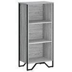 vidaXL Bibliothèque sonoma gris 50x31x106 cm bois d'ingénierie