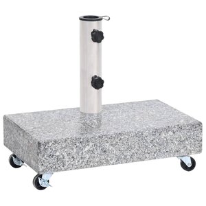 vidaXL Socle de parasol Gris clair 45x25x8 3 cm Granite
