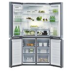 Hotpoint haq9e1l - réfrigérateur multiportes  591 l (384 l + 207 l)  187 5 x 90 9 x 69 7 cm  inox    total no frost