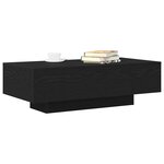vidaXL Table basse Chêne noir 100 x 49 5 x 31 cm Bois d'ingénierie