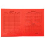 Paquet De 25 Dossiers De Procédure Carte Lustrée 25x32cm - Rouge - X 5 - Exacompta