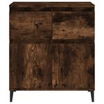 vidaXL Buffet Chêne fumé 60x35x70 cm Bois d'ingénierie