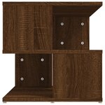 vidaXL Table d'appoint Chêne marron 40x40x40 cm Bois d'ingénierie