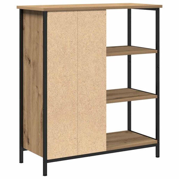 vidaXL Buffet chêne artisanal 70 x 30 x 80 cm Bois d'ingénierie