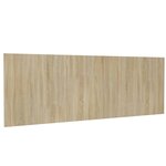 vidaXL Tête de lit murale Chêne sonoma 240x1 5x80 cm Bois d'ingénierie