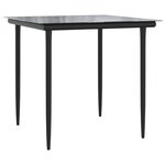 vidaXL Ensemble à manger de jardin et coussins 3 Pièces Beige poly rotin