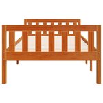 vidaXL Lit pour enfants sans matelas cire marron 75x190 cm pin massif