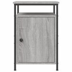 vidaXL Tables de chevet 2 Pièces sonoma gris 40x42x60cm bois d'ingénierie