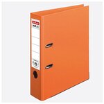 Classeur à levier maX.file Protect Plus Polypro Int / Ext Dos de 80 mm Orange HERLITZ