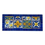 Etagère à plantes Métal Mosaïque Méditerranéen Bleu Cleo