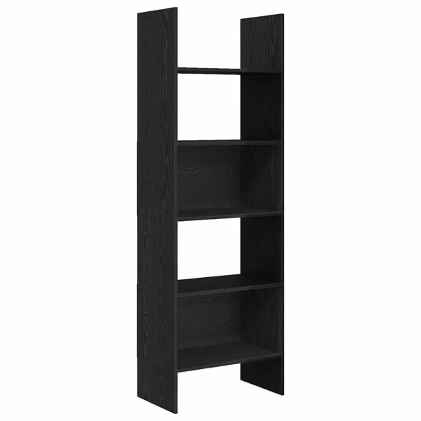 vidaXL Bibliothèque Chêne noir 60 x 35 x 180 cm Bois d'ingénierie